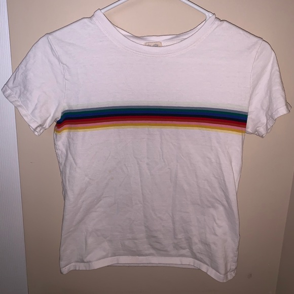Rainbow Striped Pacsun Shirt - Picture 1 of 3